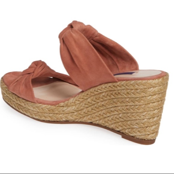 🆕 Stuart Weitzman Sarina Espadrille Wedge Slide - Picture 8 of 8